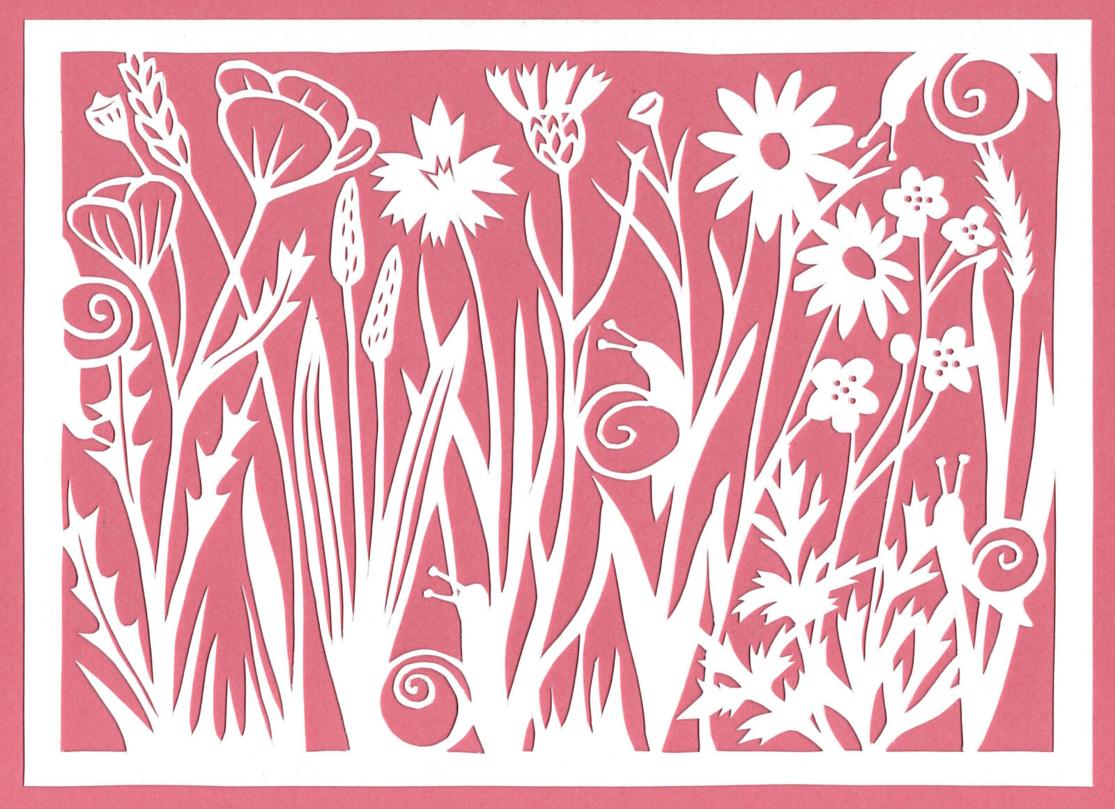Bloemen en slakjes